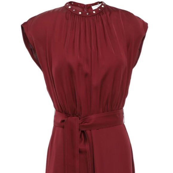 Sandro Dresses & Skirts - Sandro Conique Dress in Merlot Red, size XS/S (EU 34)